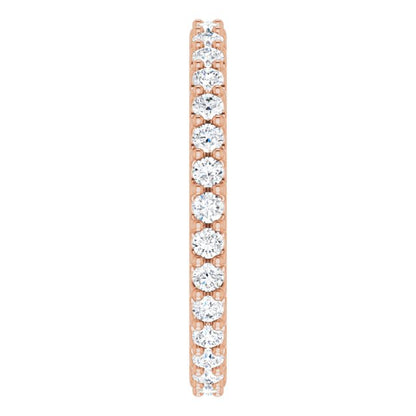 7/8 CTW Natural Diamond Eternity Band Size NONE