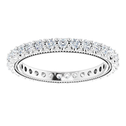 9/10 CTW Natural Diamond Eternity Band, 2.4 mm