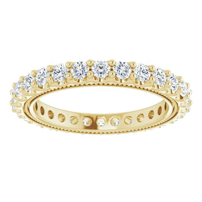 7/8 CTW Lab-Grown Diamond Eternity Band