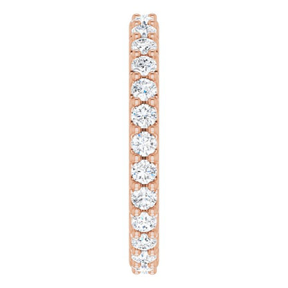 7/8 CTW Natural Diamond Eternity Band, 2.4 mm
