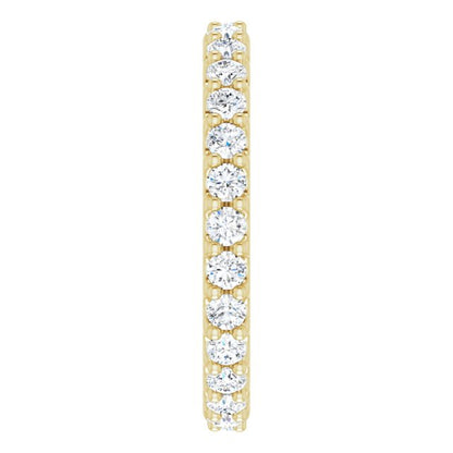 7/8 CTW Lab-Grown Diamond Eternity Band