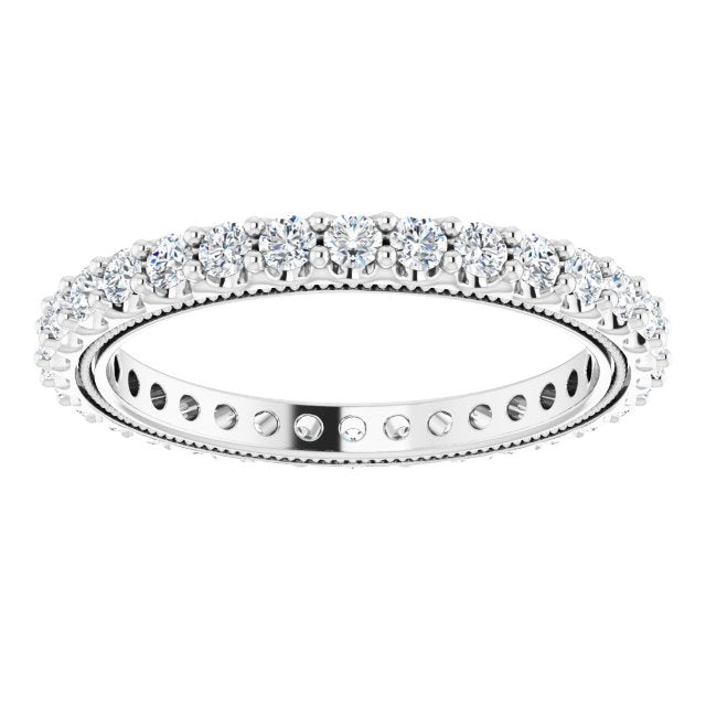 1 CTW Natural Diamond Eternity Band, 2.4 mm