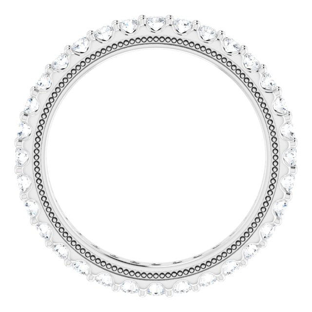1 CTW Natural Diamond Eternity Band, 2.4 mm