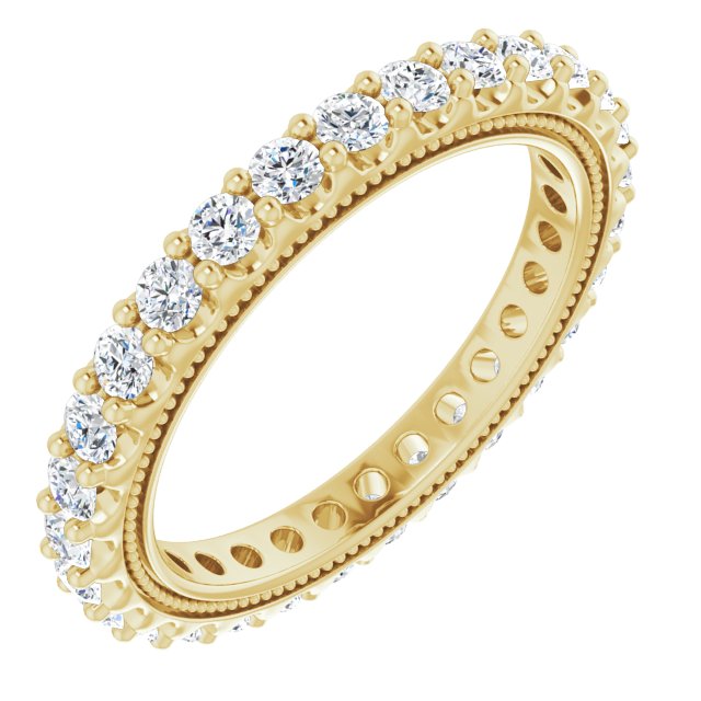 7/8 CTW Lab-Grown Diamond Eternity Band