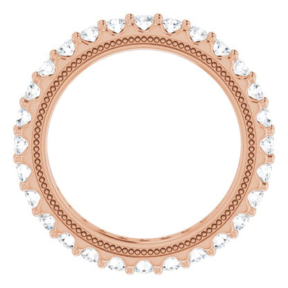 7/8 CTW Natural Diamond Eternity Band, 2.4 mm