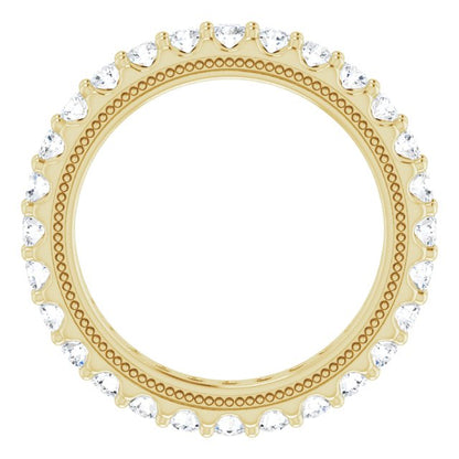 7/8 CTW Lab-Grown Diamond Eternity Band