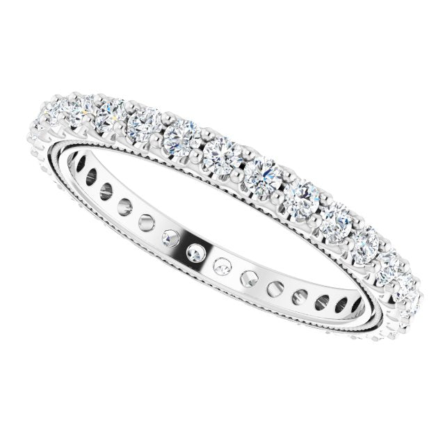 1 CTW Natural Diamond Eternity Band, 2.4 mm