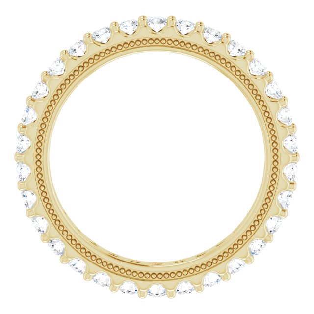 3/4 CTW Natural Diamond Eternity Band, 2.4 mm