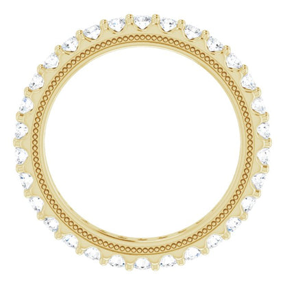 3/4 CTW Natural Diamond Eternity Band, 2.4 mm