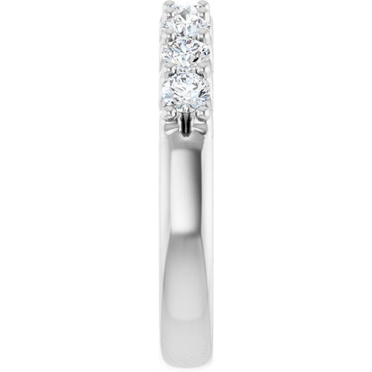 3/4 CTW Natural Diamond Milgrain Anniversary Band