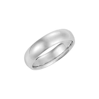 Comfort-Fit Half Round Band, 6 mm (IR)