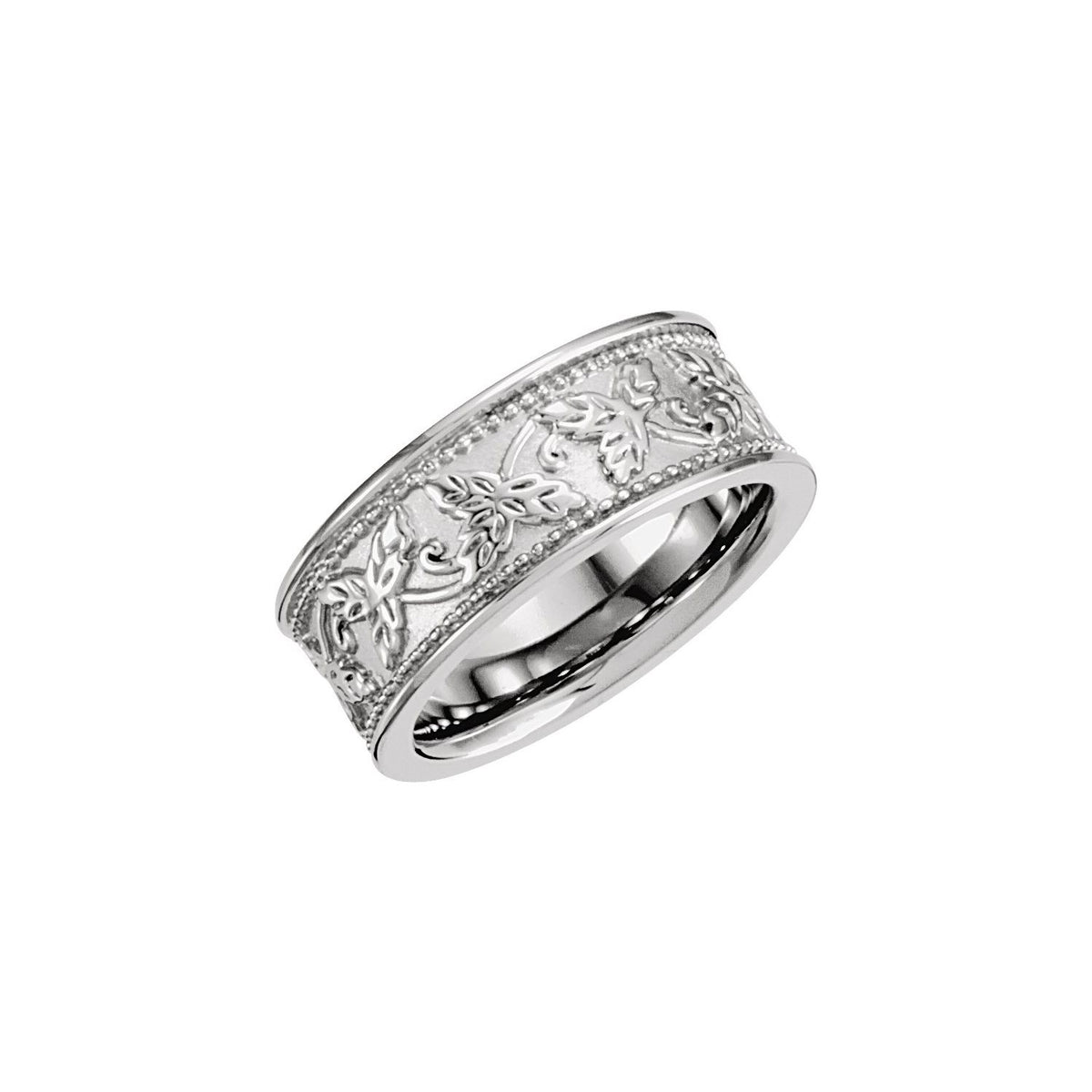 Floral Band, 8.25 mm
