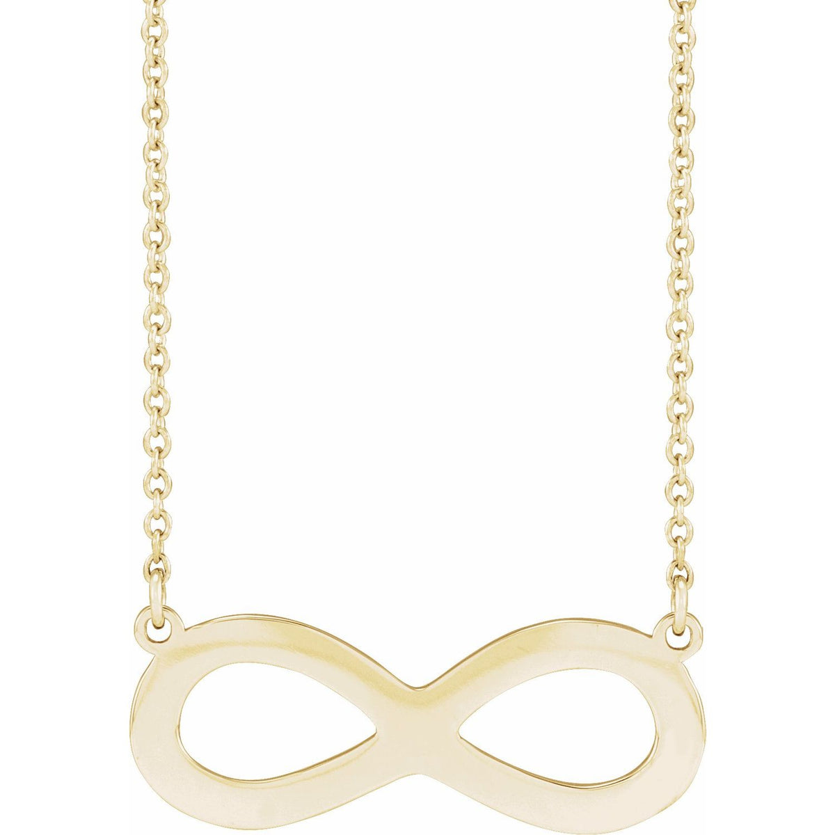 Engravable Infinity Family 18" Necklace
