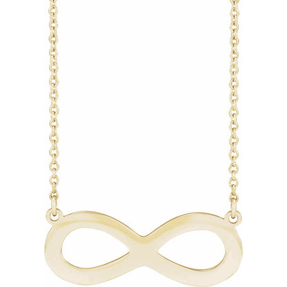 Engravable Infinity Family 18" Necklace