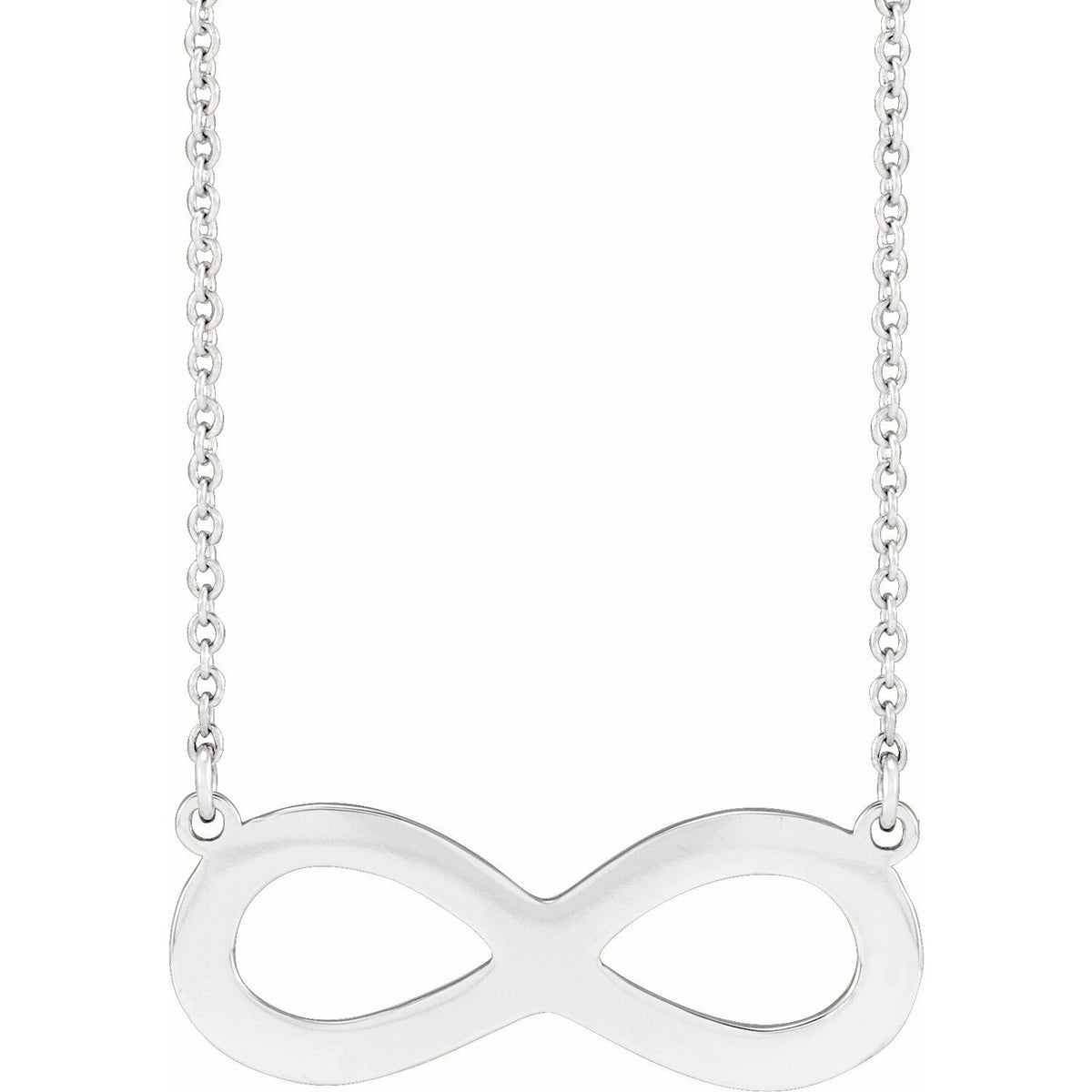 Engravable Infinity Family 18" Necklace