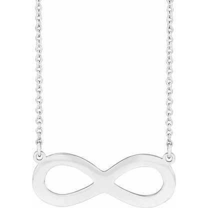 Engravable Infinity Family 18" Necklace