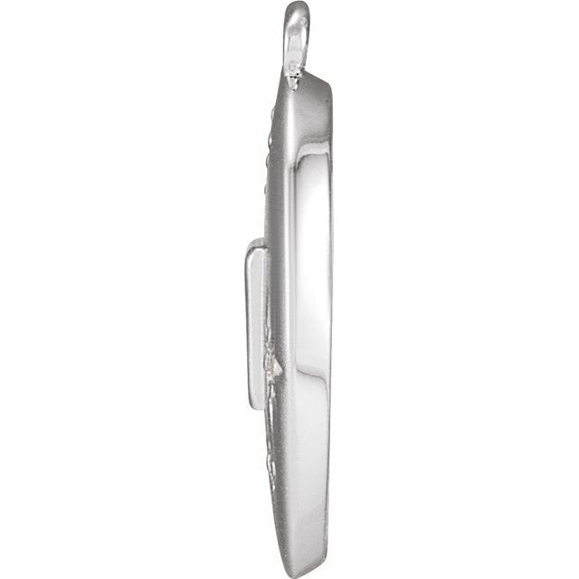 1/10 CTW Natural Diamond Disc Dangle