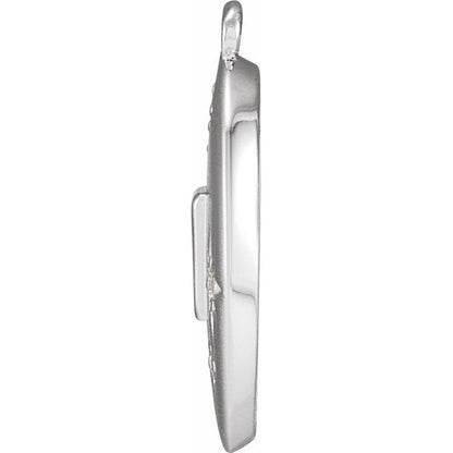 1/10 CTW Natural Diamond Disc Dangle