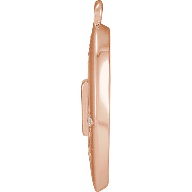 1/10 CTW Natural Diamond Disc Dangle