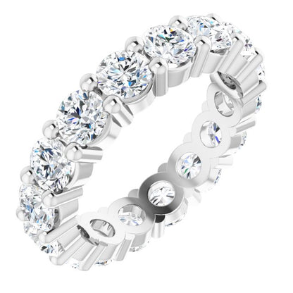 4 1/3 CTW Natural Diamond Eternity Band, Shared-Prong