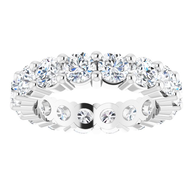 4 1/3 CTW Natural Diamond Eternity Band, Shared-Prong