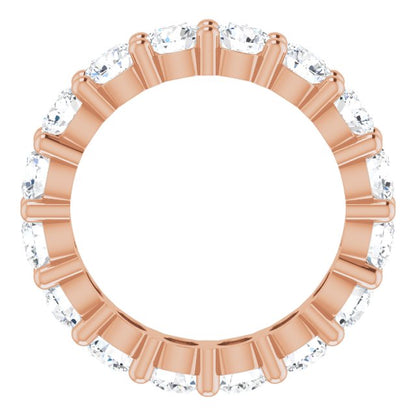 4 1/3 CTW Natural Diamond Eternity Band, Shared-Prong
