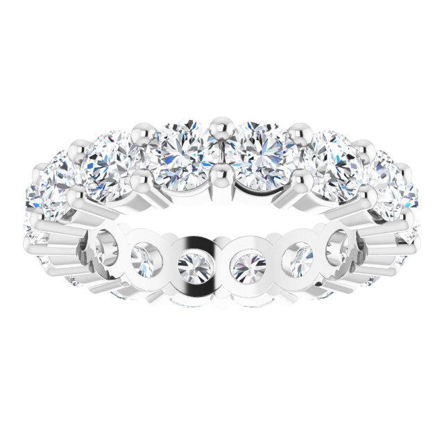 4 1/3 CTW Natural Diamond Eternity Band, Shared-Prong