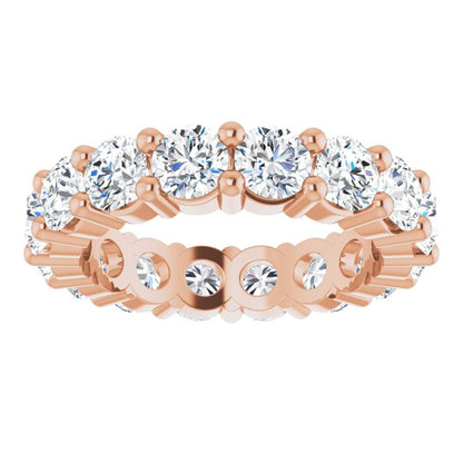4 1/3 CTW Natural Diamond Eternity Band, Shared-Prong