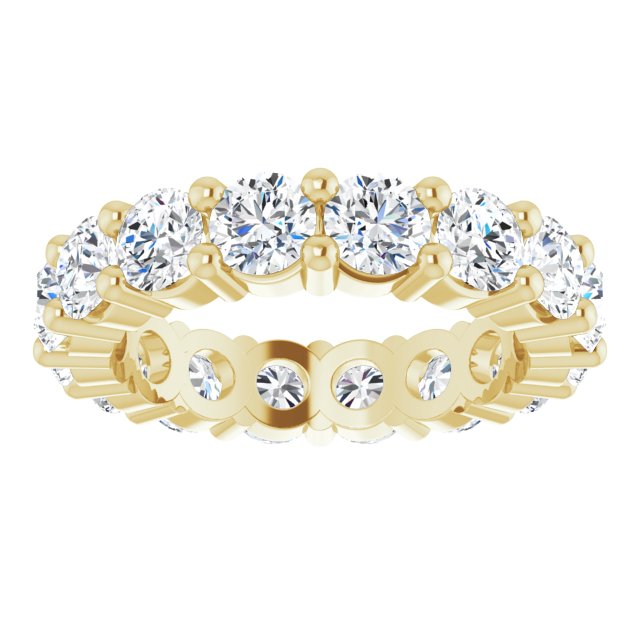 4 1/3 CTW Lab-Grown Diamond Eternity Band, Shared-Prong