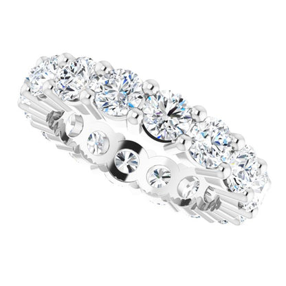 4 1/3 CTW Natural Diamond Eternity Band, Shared-Prong