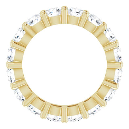 4 1/3 CTW Natural Diamond Eternity Band, Shared-Prong