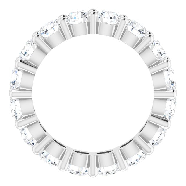 4 1/3 CTW Natural Diamond Eternity Band, Shared-Prong