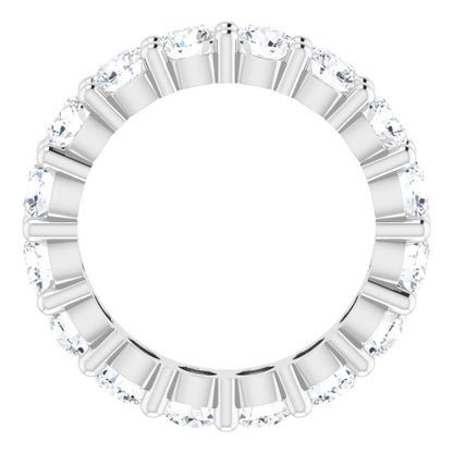 4 1/3 CTW Natural Diamond Eternity Band, Shared-Prong