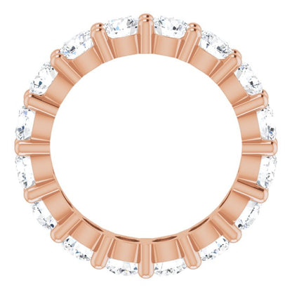 4 1/3 CTW Natural Diamond Eternity Band, Shared-Prong