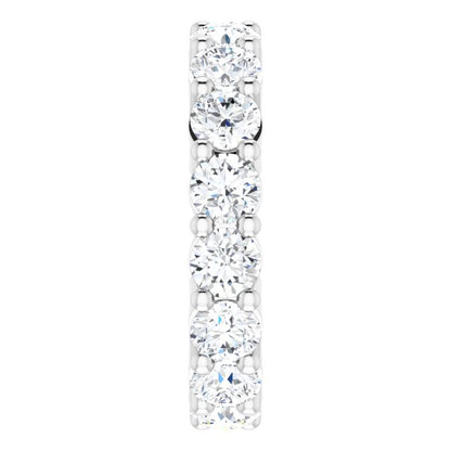 4 1/3 CTW Lab-Grown Diamond Eternity Band, Shared-Prong