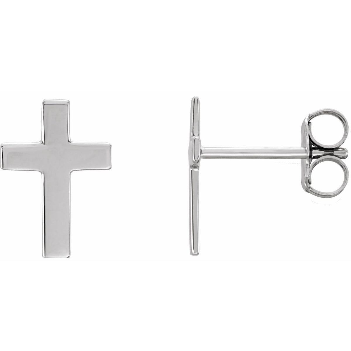 10x6 mm Cross Earrings