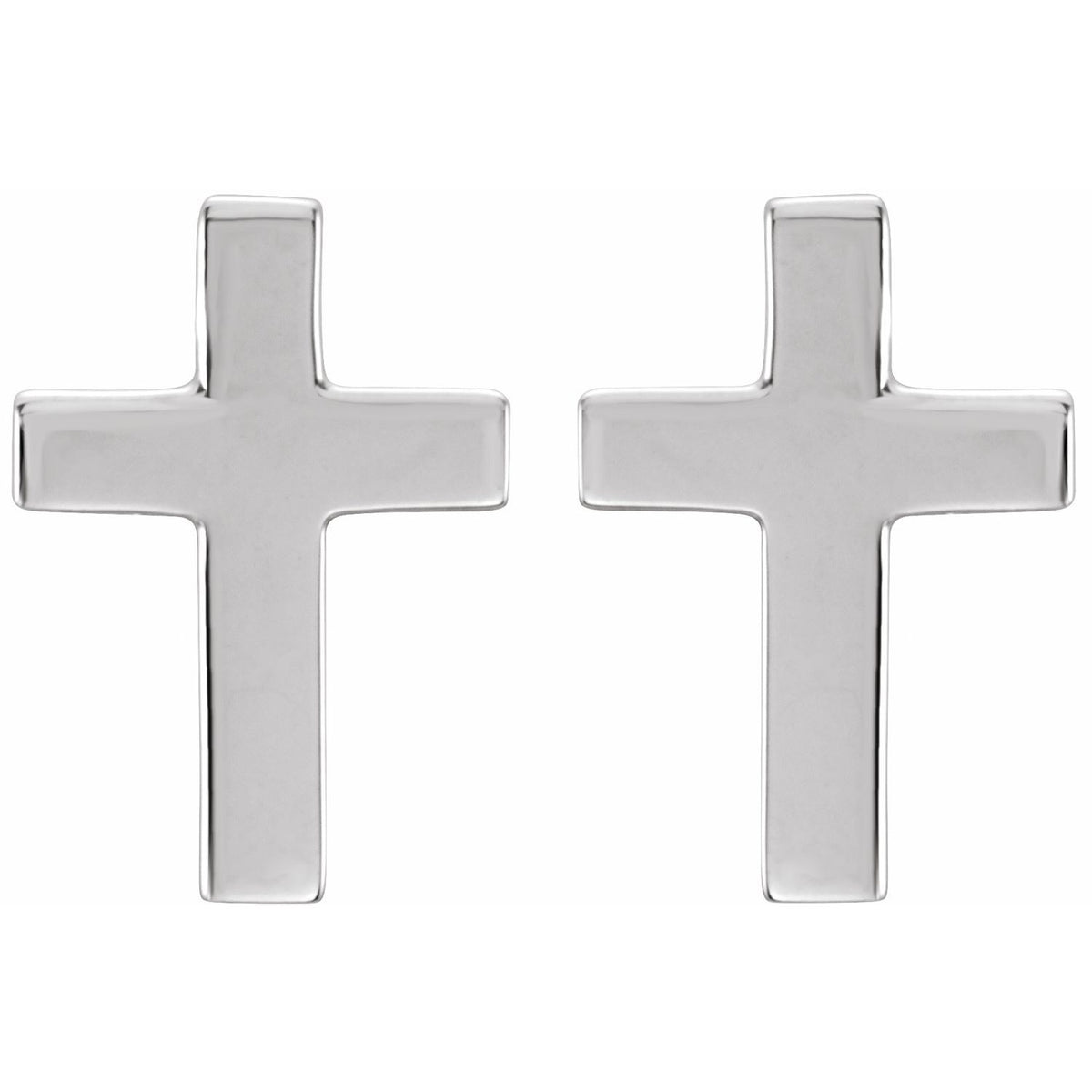 10x6 mm Cross Earrings