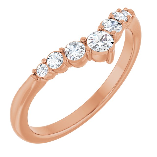 1/5 CTW Natural Rose-Cut Diamond Matching Band