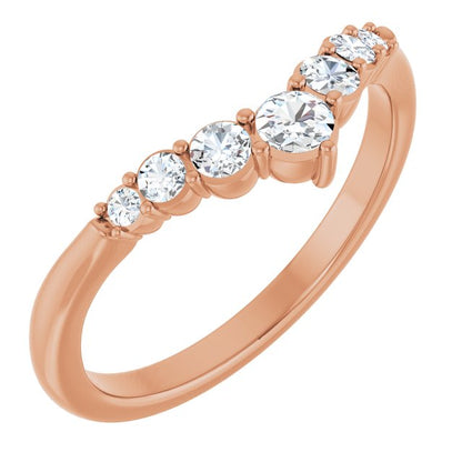 1/5 CTW Natural Rose-Cut Diamond Matching Band