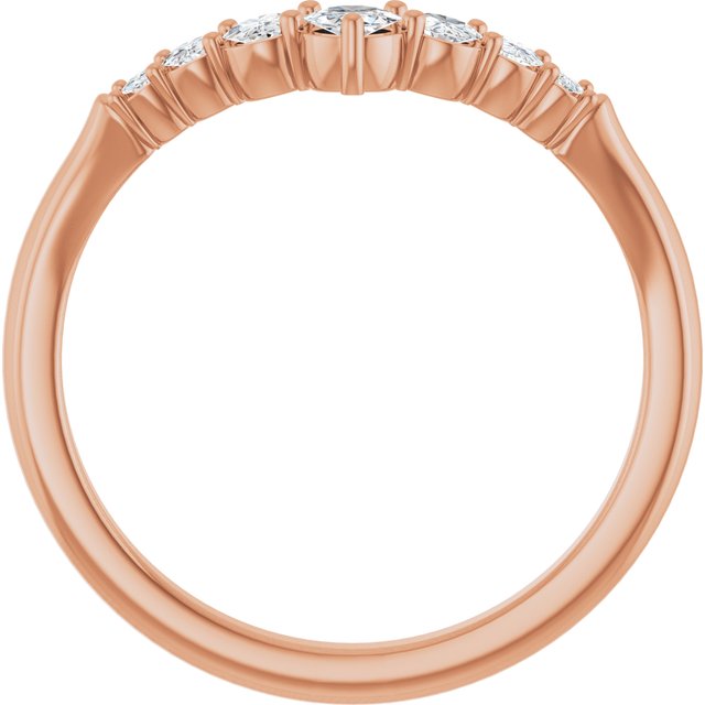 1/5 CTW Natural Rose-Cut Diamond Matching Band