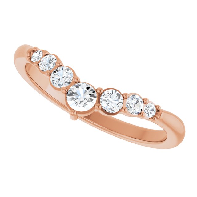 1/5 CTW Natural Rose-Cut Diamond Matching Band