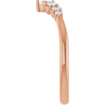 1/5 CTW Natural Rose-Cut Diamond Matching Band