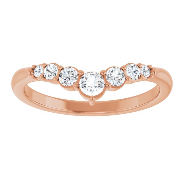 1/5 CTW Natural Rose-Cut Diamond Matching Band
