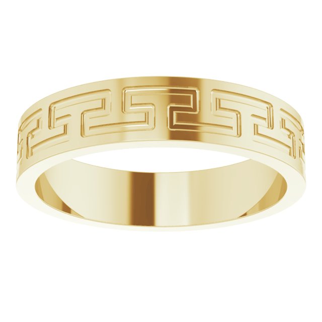 Greek Key Flat Band