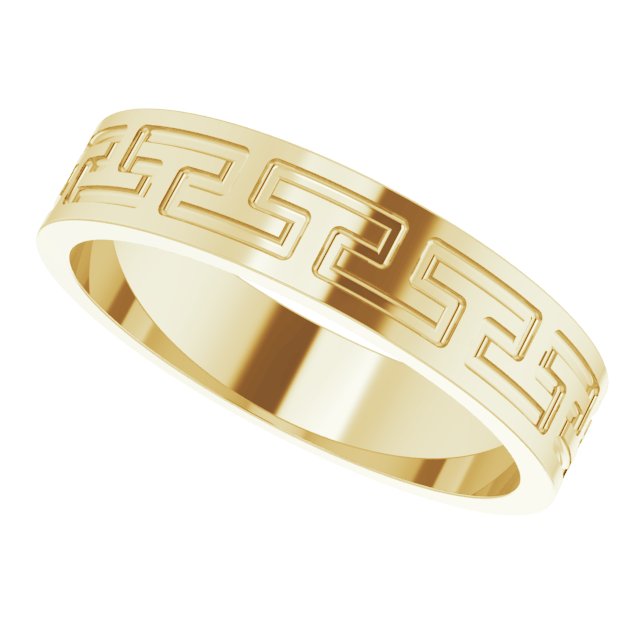 Greek Key Flat Band