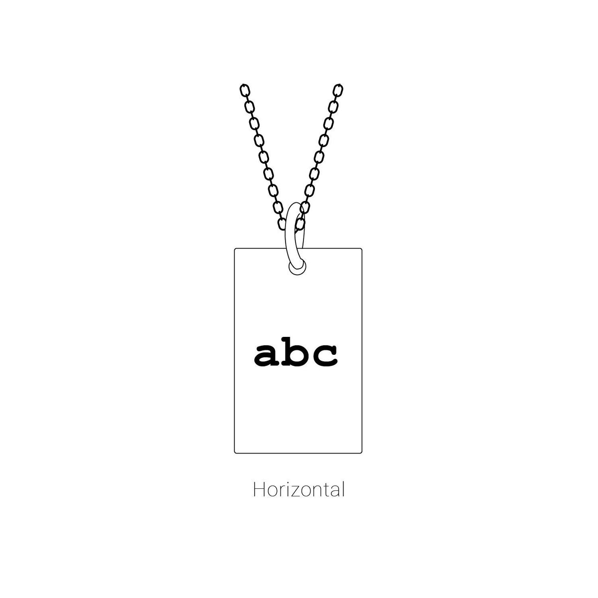 Dog Tag Pendant