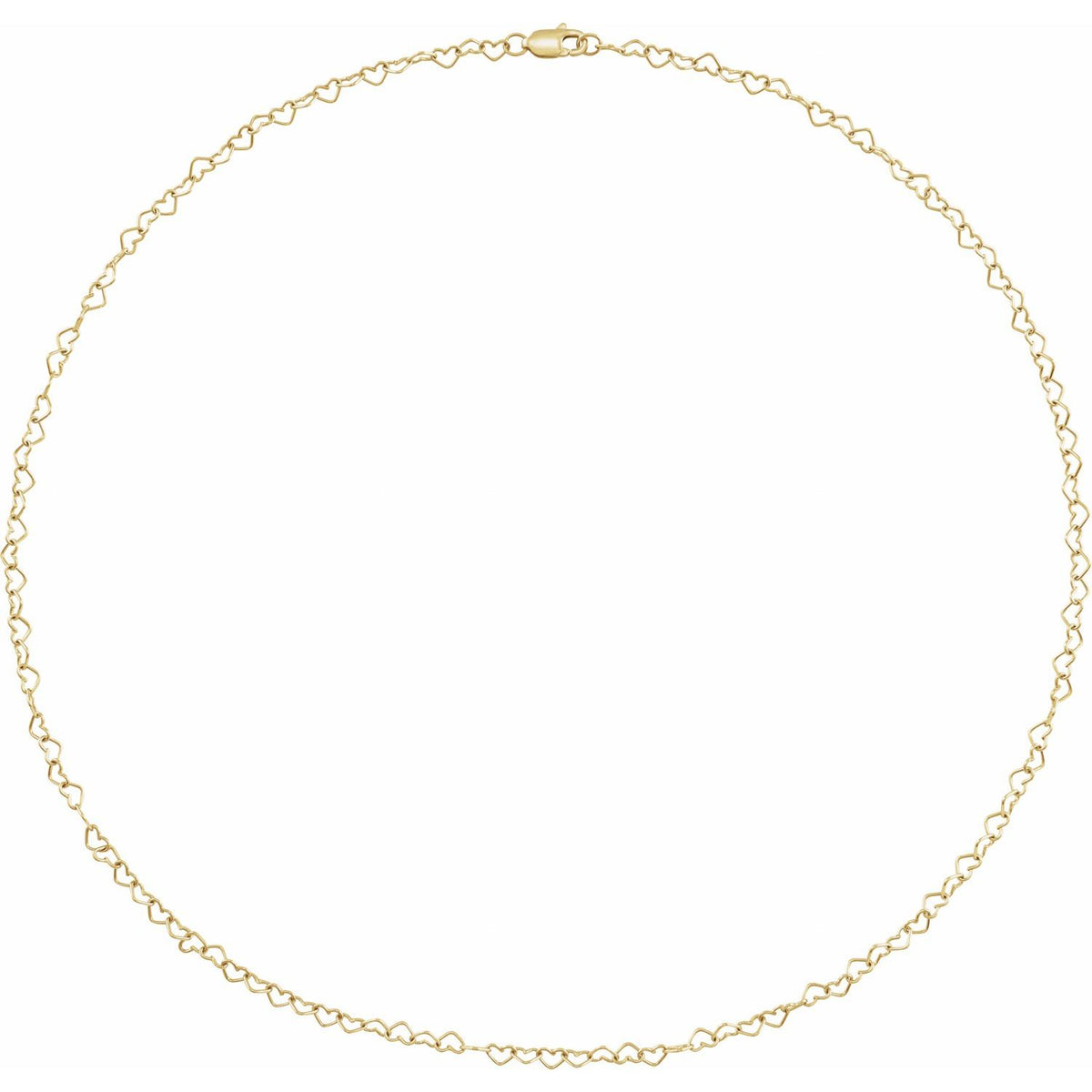 Heart 16" Chain