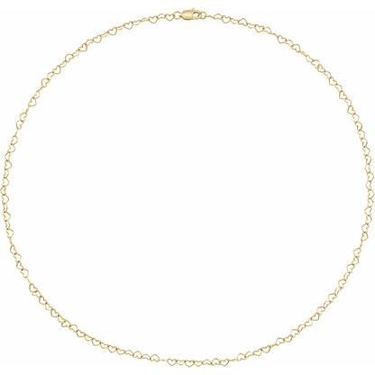 Heart 20" Chain