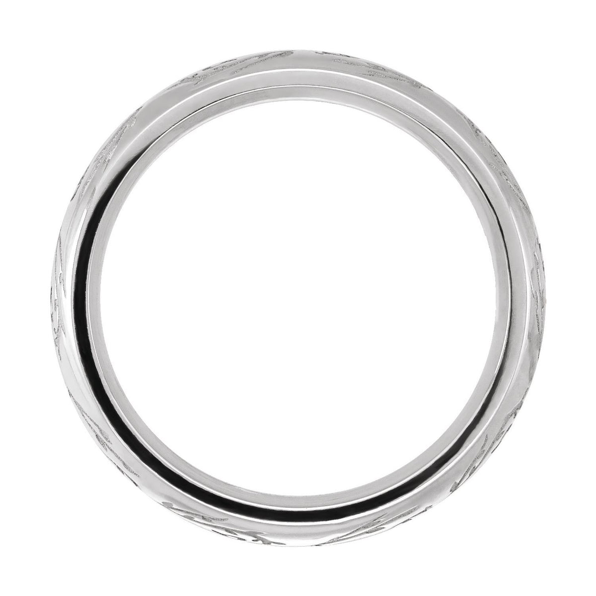 Sculptural Half Round Band