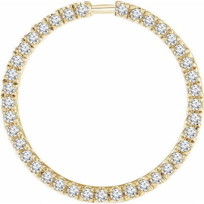 1/4 CTW Natural Diamond Circle Trim